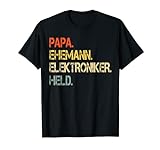 Hombre Papa Ehemann - Maqueta electrónica (en alemán) Camiseta