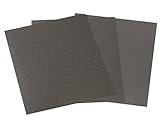 wolfcraft 3119000 - 16 pliegos papel de lija seco/ al agua, grano 280,400,600,1000; 230 x...