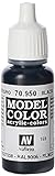 Vallejo Model Color Pintura Acrílica, Negro (Black), 17 ml