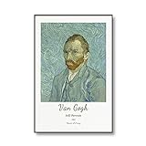 Impresiones artísticas de autorretrato estrellado de Van Gogh de fama mundial y póster...