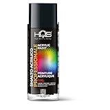 HQS Bote de pintura en aerosol acrílico colores Ral (Ral 7021 gris oscuro)
