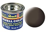Revell 32184 RAL 8027 - Bote de Pintura (14 ml), Color Cuero Mate