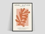 Póster de Henri Matisse Coral, impresión artística de Matisse, póster de Matisse, hoja...