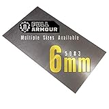 Placa de aluminio de 6mm (5083), 300mm x 150mm (30cm x 15cm)