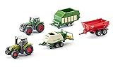 Siku Super 6286 - Set de regalo, 5 vehículos agrícolas en miniatura (escala 1:64) ,...