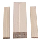 BQLZR 3.5x10x80mm Square Smooth Square Balsa Bamboo tiras de madera para DIY Model Making...