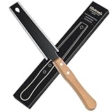 flintronic Sierra manual de carpintería pequeña, Doble Filo cuchilla flexible de 11/17...