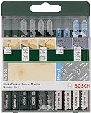 Bosch Set con 10 hojas de sierra de calar Wood and Metal (madera y metal, accesorios de...