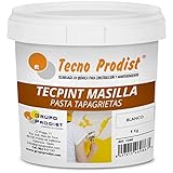TECPINT MASILLA PARED de Tecno Prodist - 1 Kg (BLANCA) Masilla de relleno pared - Pasta...
