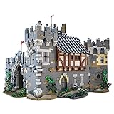WWEI Castillo medieval modular de construcción de bloques de construcción, 7500 piezas,...