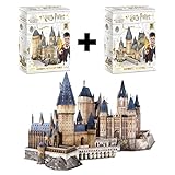 Castillo de Hogwarts XL - Puzzle 3D Harry Potter 2 en 1, Puzzles 3D, Maquetas para...