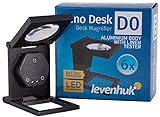 Lupa Plegable Levenhuk Zeno Desk D0 con Iluminación por LED para Reparar y Trabajar con...
