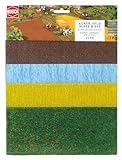 Busch - Láminas de vegetación para maquetas, hierba, trigo y mar , Modelos/colores...