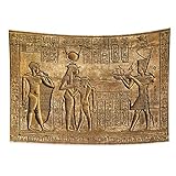 YONGFOTO 100x70cm Antiguo Egipto Tapiz, Tallas Jeroglíficas Tapices Faraones Egipcios...