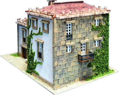 maquetas casas ladrillos miniatura